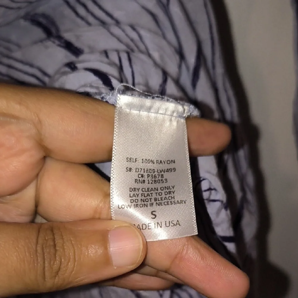 Potter's Pot | Lavender Striped Off-Shoulder Blouse - Picture 3 of 4